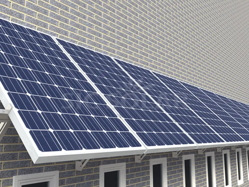 10 kW-os napelemes falra szerelhető rendszerek Németországban